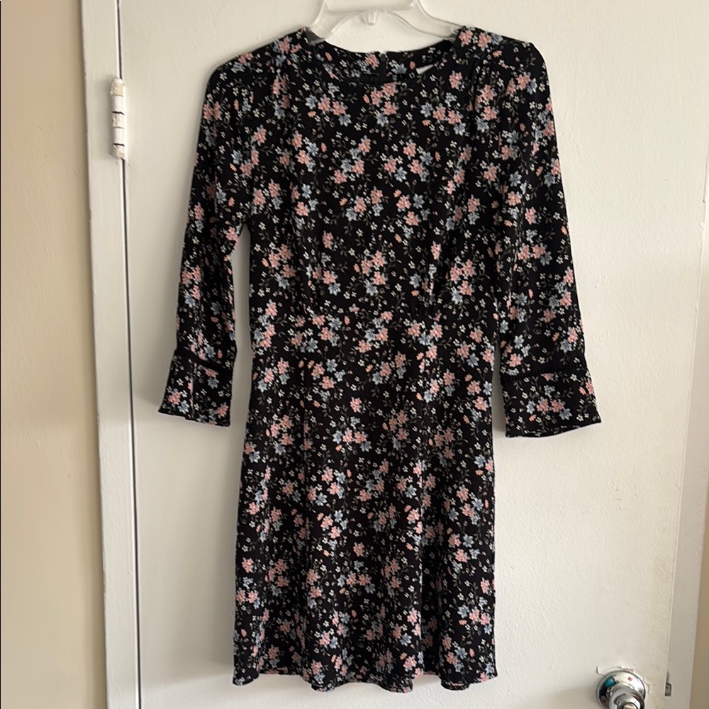 H&M Floral Black Dress